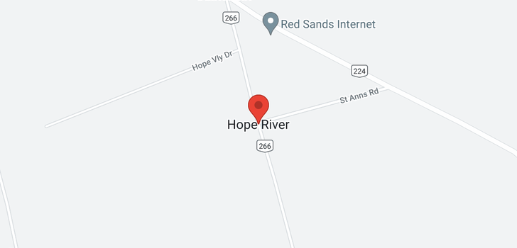 map of Lot 12 Hope River Estates